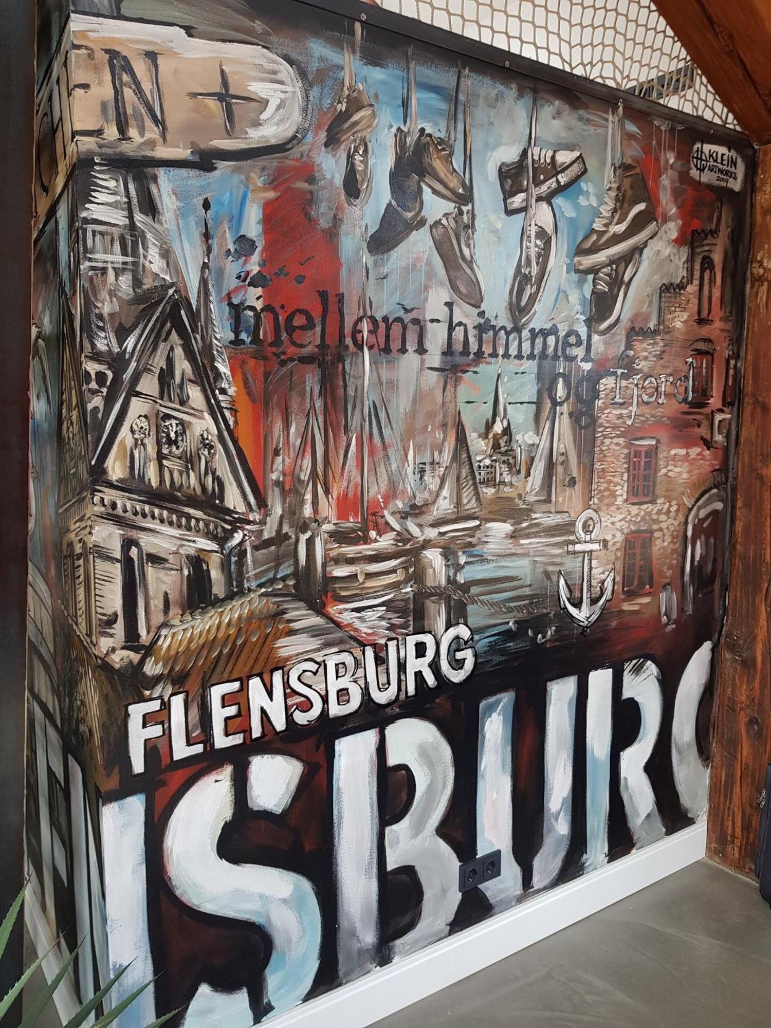 Penthouse Am Alten Zeughaus Flensburg Bagian luar foto